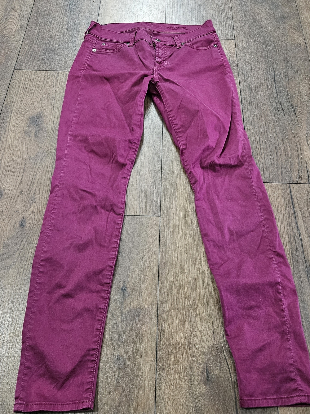 Berry Colored 7 For All Mankind Pants Size 26